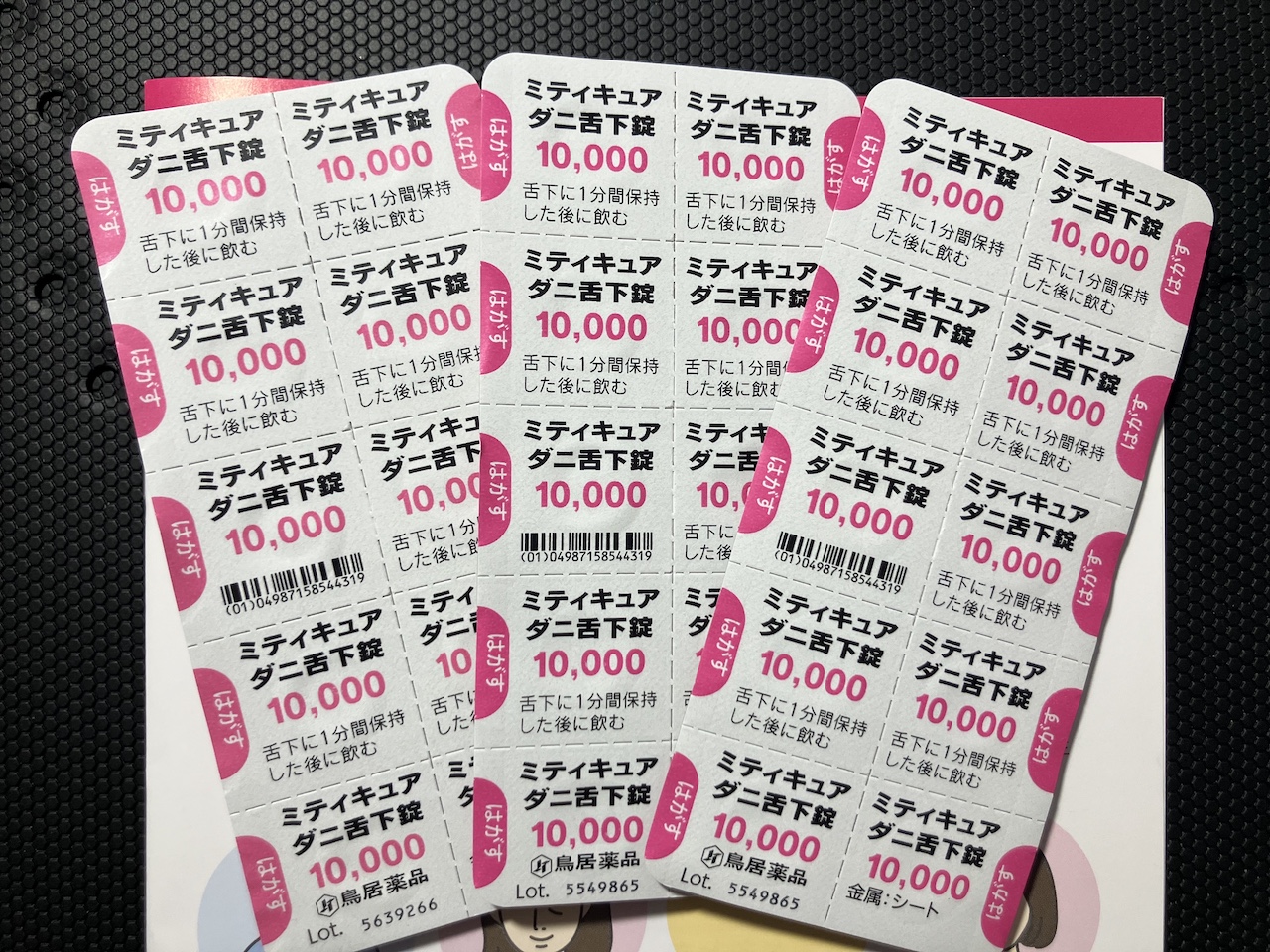 舌下免疫療法（ミティキュア）を始めて半年、ダニアレルギー（ハウスダスト）の鼻炎が改善したお話